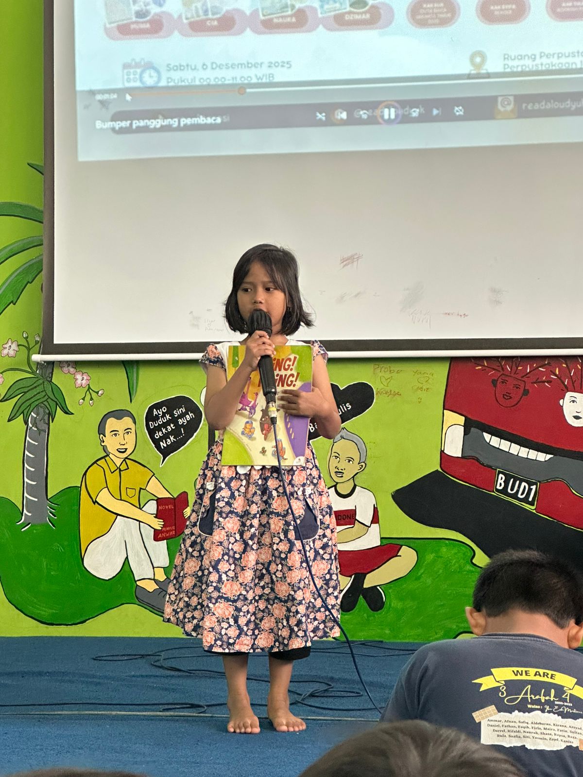 Panggung Pembaca Cilik Road To Read Aloud Challange 2026 Di Perpustakaan Jakarta Timur
